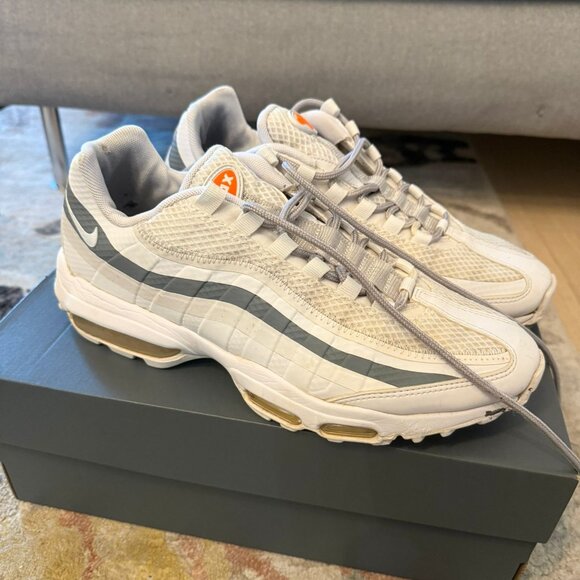 Nike Air Max 95 Sneakers - White/Grey - Size UK 8, US 8.5, EU 42 - Picture 4 of 4